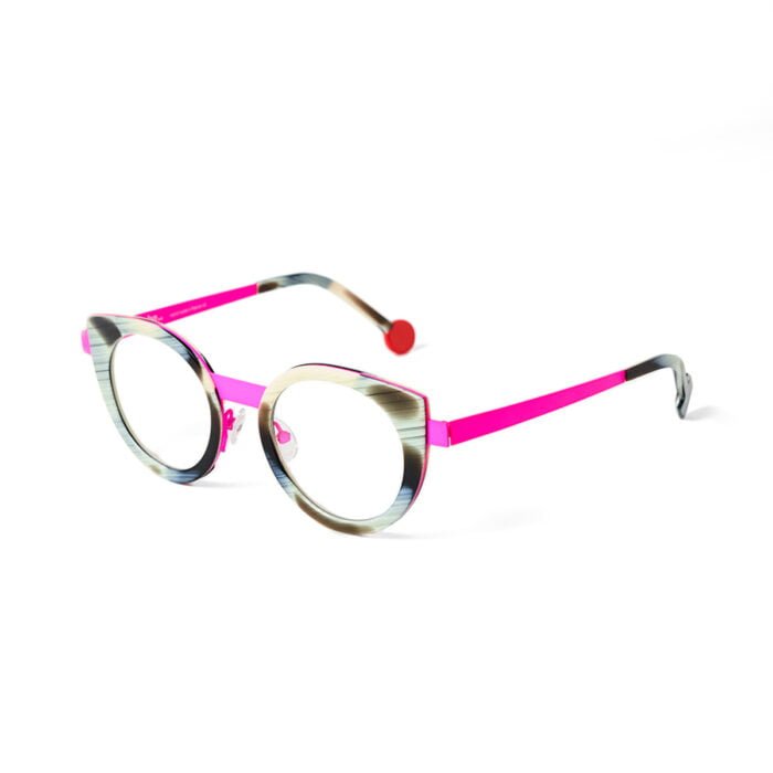 Sabine be sweet 407 fucsia fluo/legno occhiali da vista – Sabine Be – 000000978002