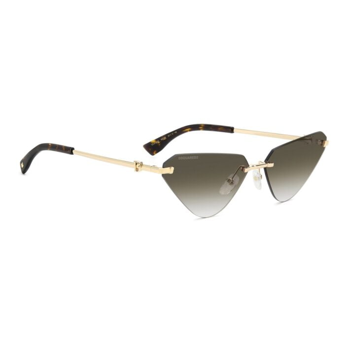 Dsquared D2 0108/s Gold Green occhiali da sole – Dsquared – 716736920283