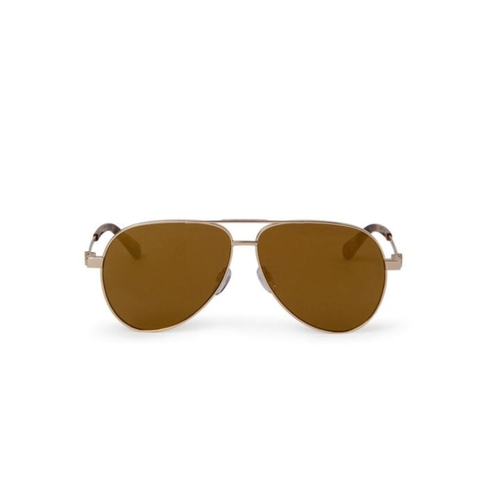 Off White Ruston OERI132 7676 Gold Gold mirror occhiali da sole – Off White – 8051594784014
