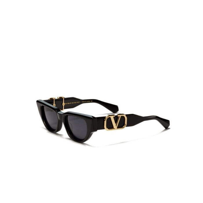 Valentino V Due Black Gold Occhiali da Sole – Valentino – 7640310888726