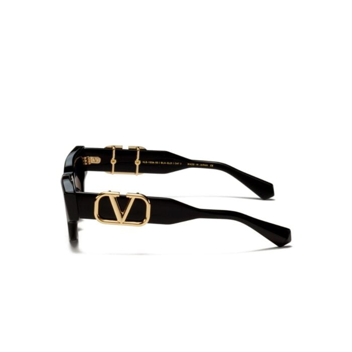 Valentino V Due Black Gold Occhiali da Sole – Valentino – 7640310888726