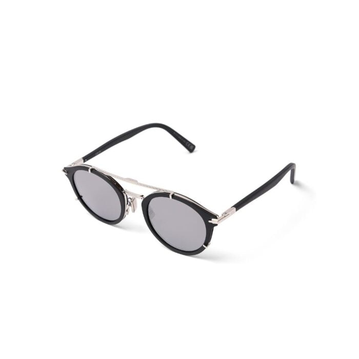 DIOR BLACKSUIT R7U 11A4 Black silver occhiali da sole – Dior –