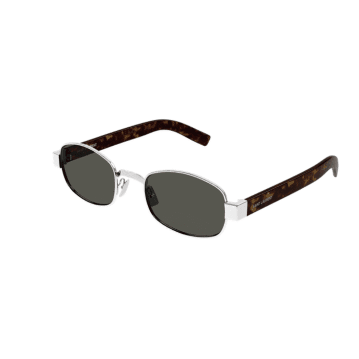 Saint Laurent SL 706 002 silver/havana occhiali da sole – Saint Laurent – 889652516318
