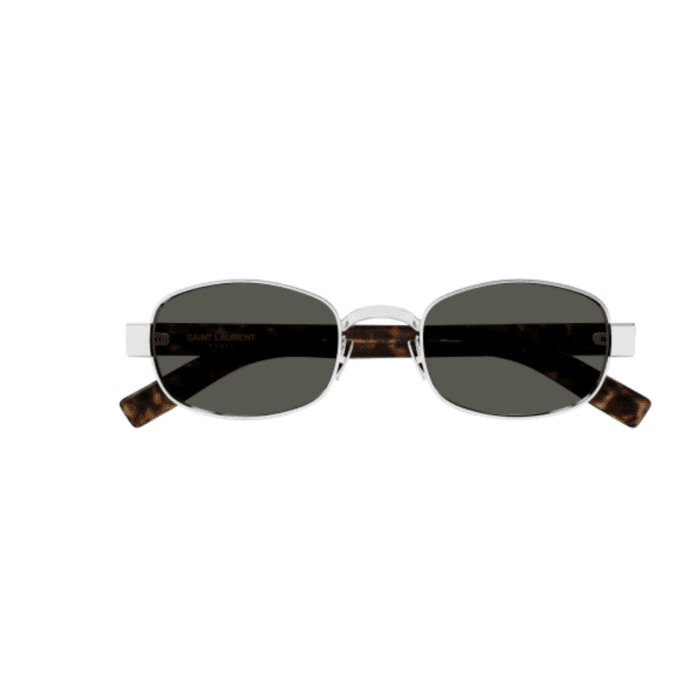 Saint Laurent SL 706 002 silver/havana occhiali da sole – Saint Laurent – 889652516318