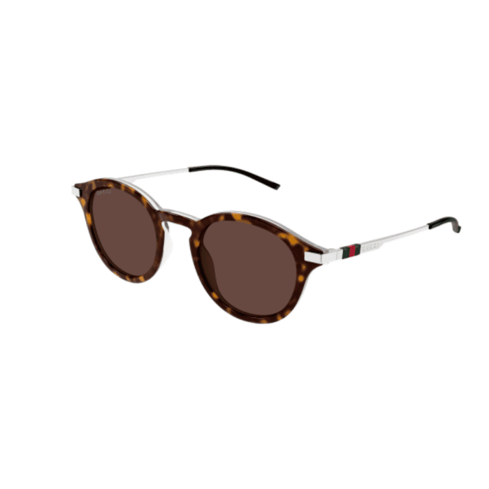 Gucci GG1890S 002 havana/silver occhiali da sole – GUCCI – 889652528663