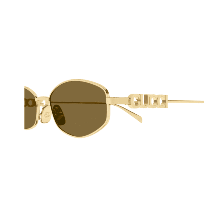 Gucci GG1802S 005 gold occhiali da sole – GUCCI – 889652528335