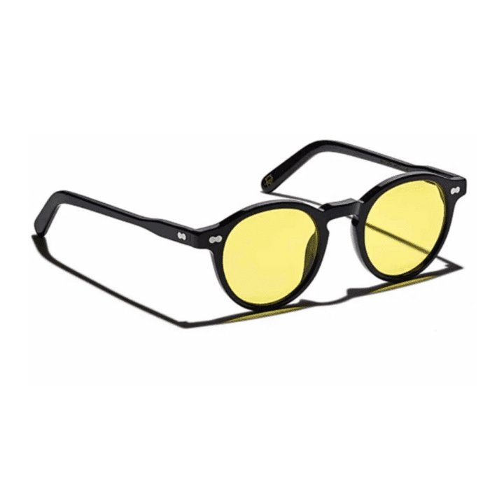 MOSCOT Miltzen Sun black mellow yellow occhiali da sole – Moscot –