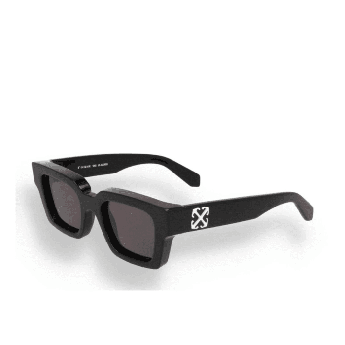 Off White OERI126 VIRGIL 1007 black logo white occhiali da sole – Off White – 8055266020776