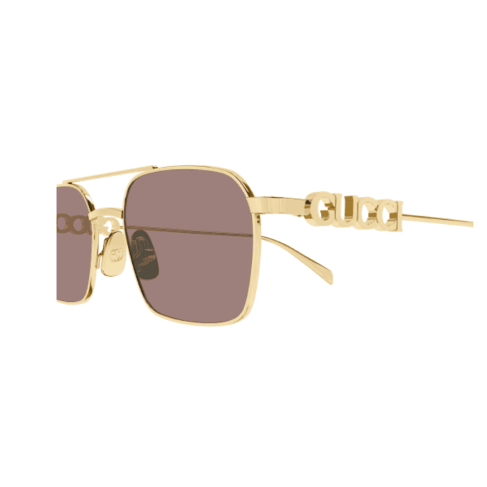 Gucci GG1804s 003 gold occhiali da sole – GUCCI – 889652528380