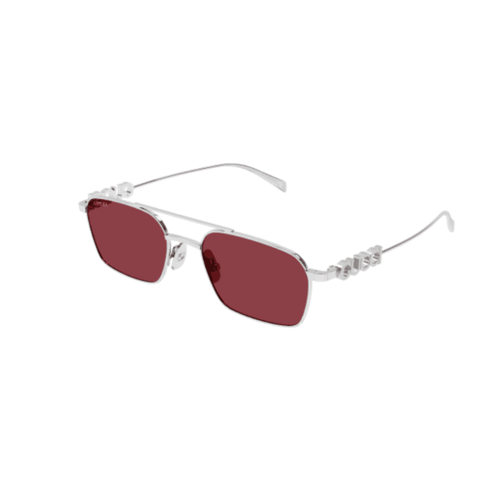 Gucci GG1804s 004 silver occhiali da sole – GUCCI – 889652528397