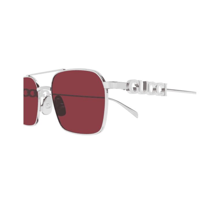 Gucci GG1804s 004 silver occhiali da sole – GUCCI – 889652528397