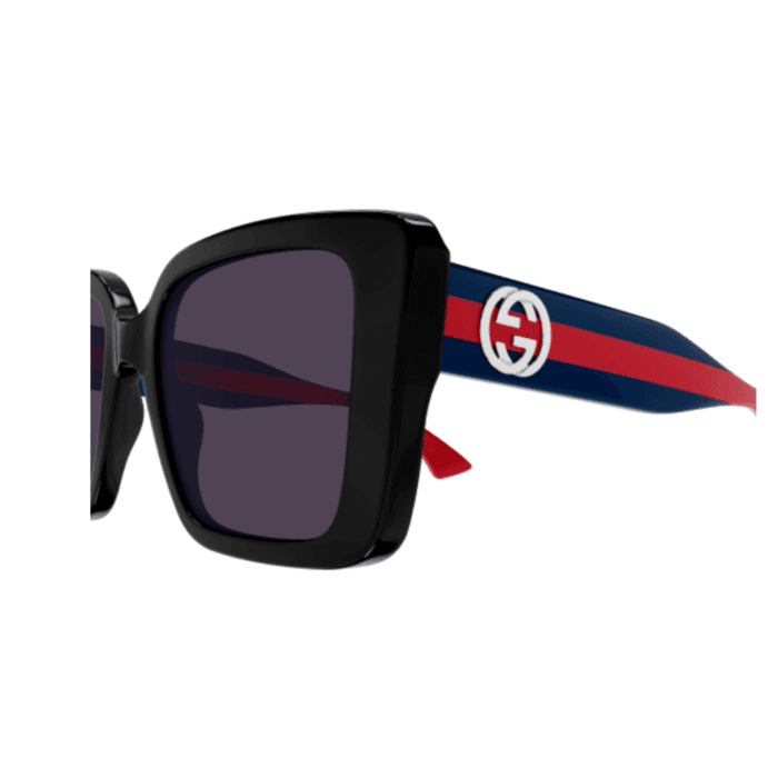Gucci GG1861s 004 nero/blu occhiali da sole – GUCCI – 889652531076