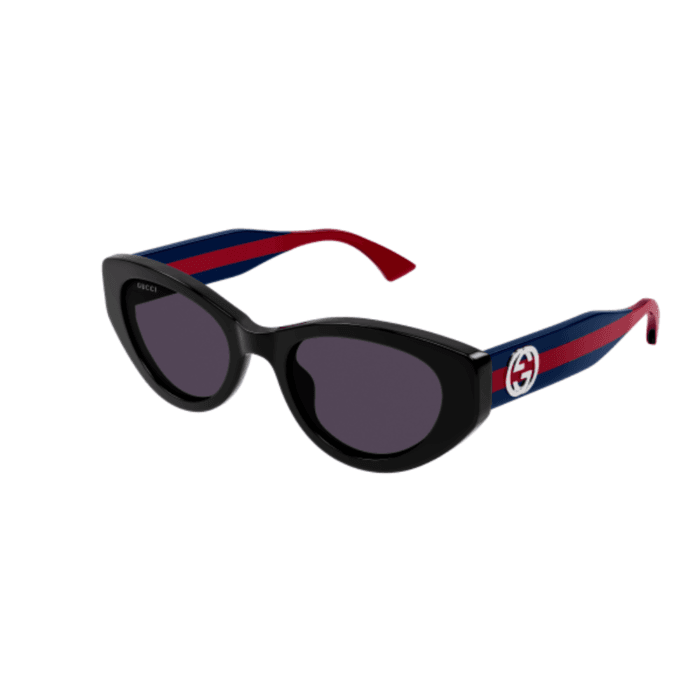 Gucci GG1862s 004 nero/blu occhiali da sole – GUCCI – 889652531120