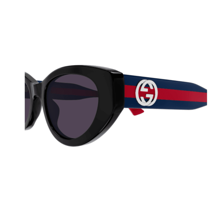 Gucci GG1862s 004 nero/blu occhiali da sole – GUCCI – 889652531120