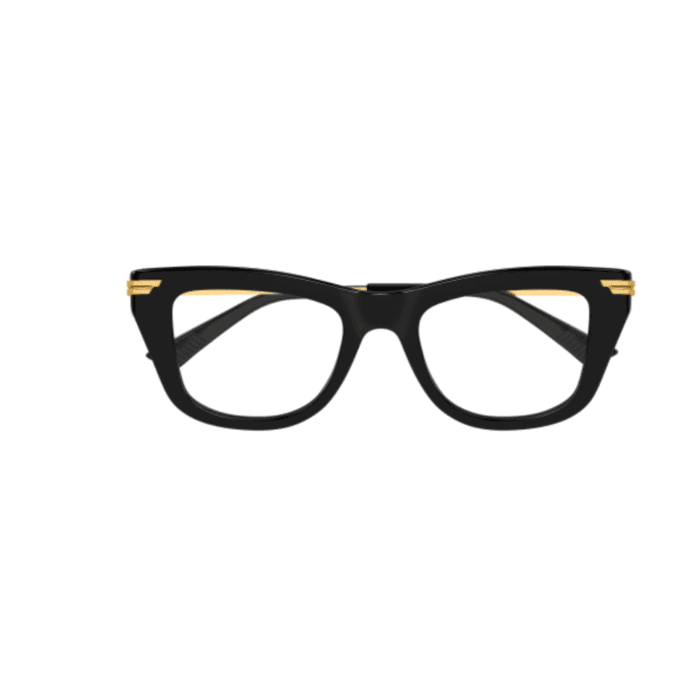 Bottega Veneta BV1370O 001 nero/oro occhiali da vista – Bottega Veneta – 889652545936