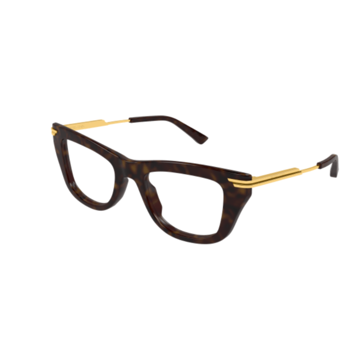 Bottega Veneta BV1370O 002 havana/oro occhiali da vista – Bottega Veneta – 889652545943