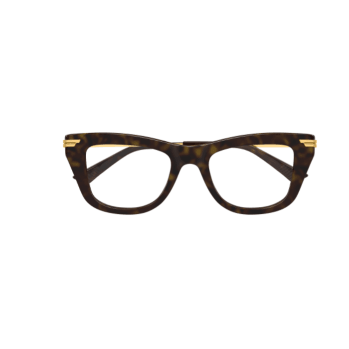 Bottega Veneta BV1370O 002 havana/oro occhiali da vista – Bottega Veneta – 889652545943