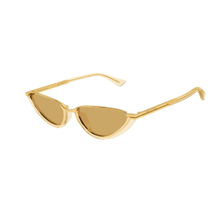 Bottega Veneta BV1346S 003 giallo/oro occhiali da sole – Bottega Veneta – 889652526980