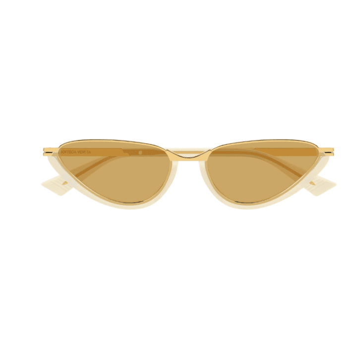 Bottega Veneta BV1346S 003 giallo/oro occhiali da sole – Bottega Veneta – 889652526980