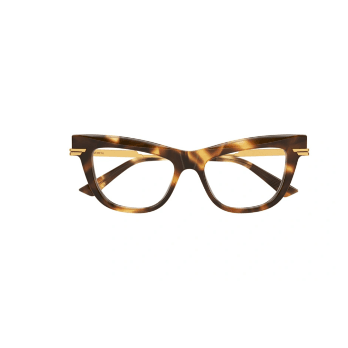 Bottega Veneta BV1266O 005 havana/oro occhiali da vista – Bottega Veneta – 889652546759