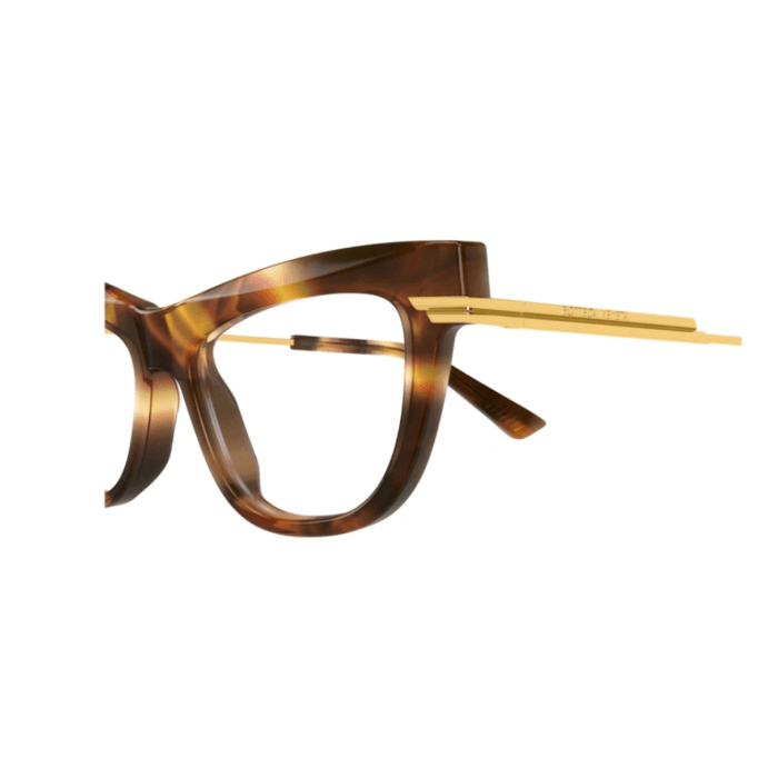 Bottega Veneta BV1266O 005 havana/oro occhiali da vista – Bottega Veneta – 889652546759