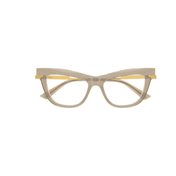 Bottega Veneta BV1266O 006 marrone/oro occhiali da vista – Bottega Veneta – 889652546759-1
