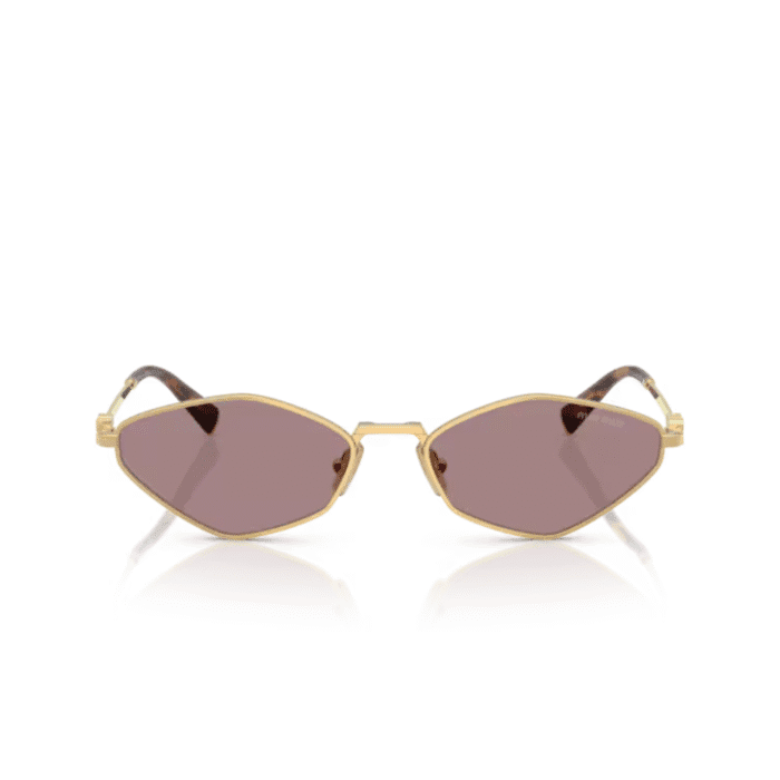 Miu Miu 56ZS 5AK20I gold purple Occhiali Da Sole – MIUMIU – 8056262329122