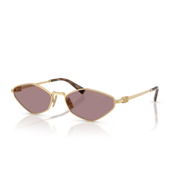 Miu Miu 56ZS 5AK20I gold purple Occhiali Da Sole – MIUMIU – 8056262329122
