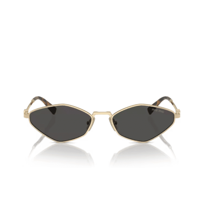 Miu Miu 56ZS ZVN5S0 gold grey Occhiali Da Sole – MIUMIU – 8056262146514