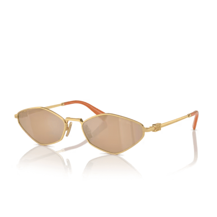 Miu Miu 56ZS 5AK40D gold orange Occhiali Da Sole – MIUMIU – 8056262146538