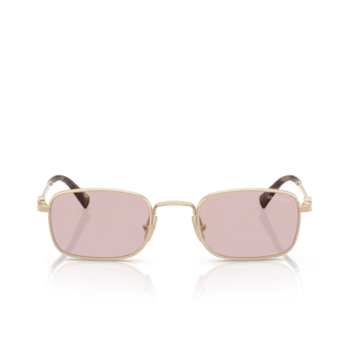 Miu Miu A53S ZVN4I0 gold pink Occhiali Da Sole – MIUMIU – 8056262412916