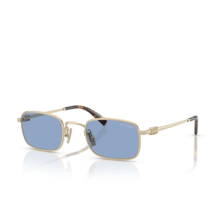 Miu Miu A53S ZVN60O gold blue Occhiali Da Sole – MIUMIU – 8056262412930