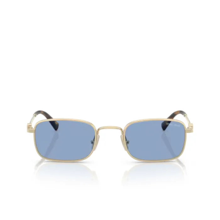 Miu Miu A53S ZVN60O gold blue Occhiali Da Sole – MIUMIU – 8056262412930