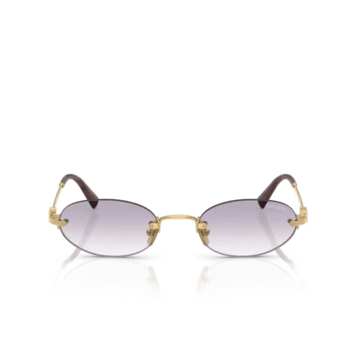 Miu Miu A54S 5AK040 gold grey Occhiali Da Sole – MIUMIU – 8056262413166