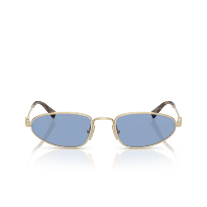 Miu Miu A52S ZVN60O gold blue Occhiali Da Sole – MIUMIU – 8056262412800