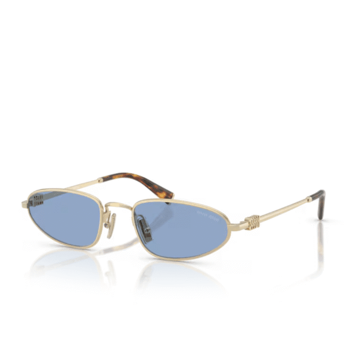Miu Miu A52S ZVN60O gold blue Occhiali Da Sole – MIUMIU – 8056262412800