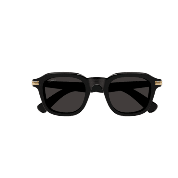 Cartier CT0536S-001 black Occhiali Da Sole – Cartier – 843023180812
