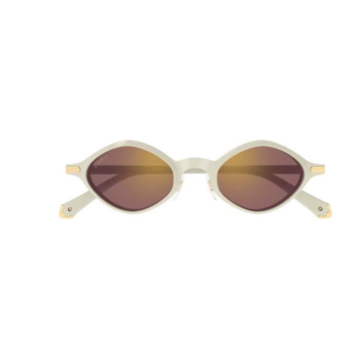 Cartier CT0540S-005 ivory Occhiali Da Sole – Cartier – 843023181093