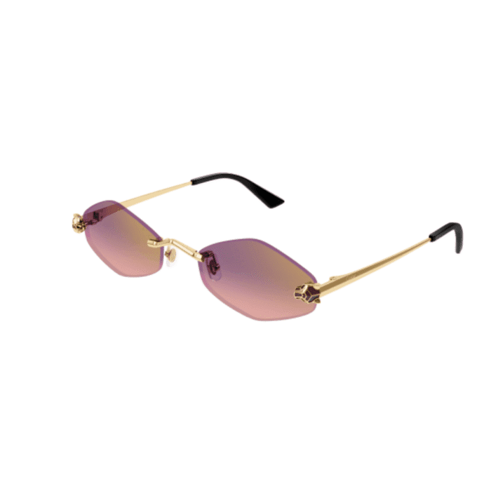 Cartier CT0433S-004 gold violet Occhiali Da Sole – Cartier – 843023172411