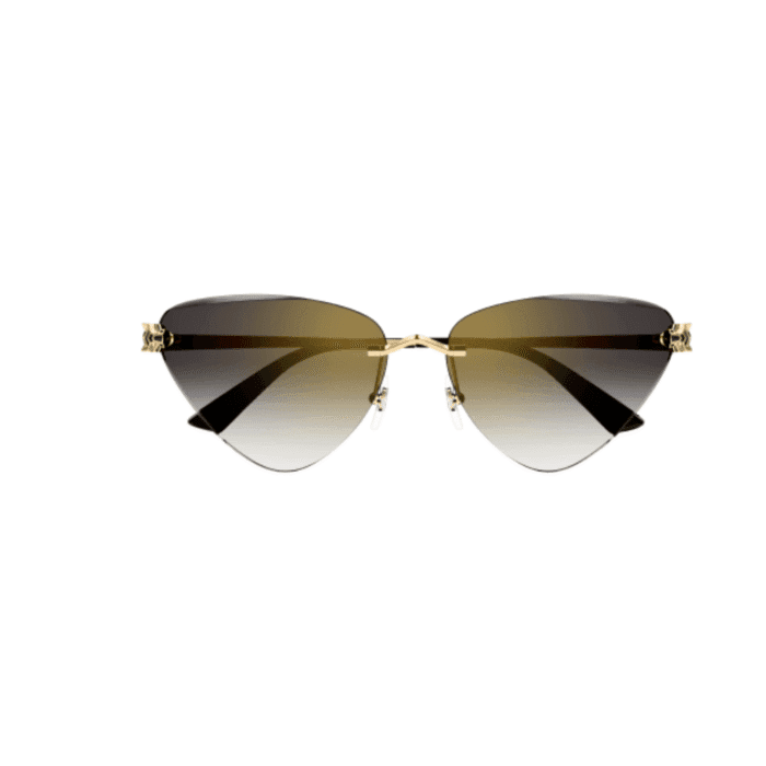 Cartier CT0399S-001 gold grey Occhiali Da Sole – Cartier – 843023170127