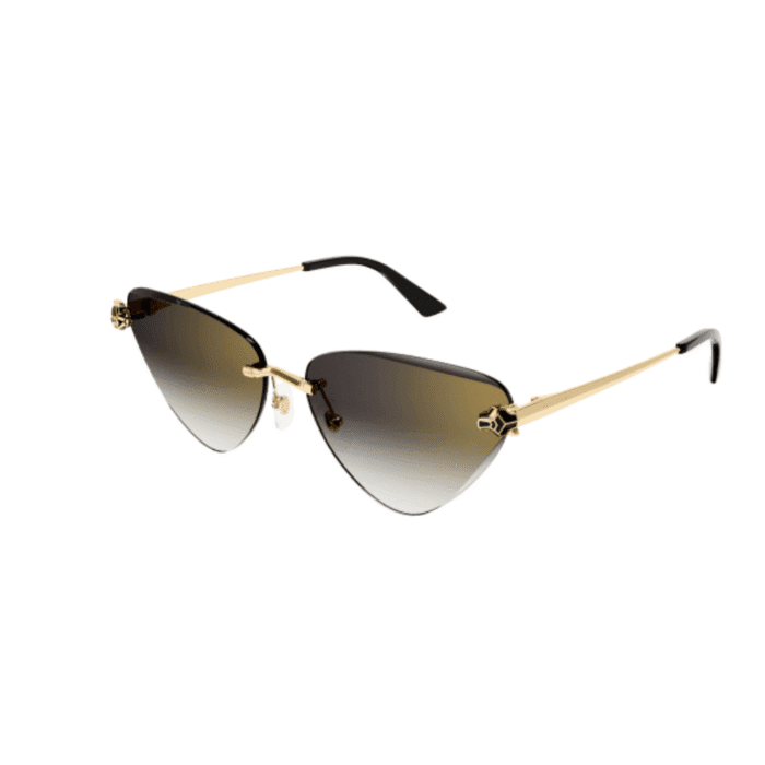 Cartier CT0399S-001 gold grey Occhiali Da Sole – Cartier – 843023170127