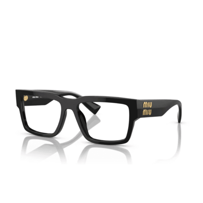 Miu Miu 02XV 1AB1O1 nero Occhiali Da Vista – MIUMIU – 8056597980265