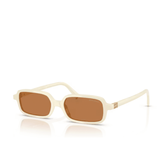 Miu Miu 11ZS 21D90Q bianco latte Occhiali Da Sole – MIUMIU – 8056262519790