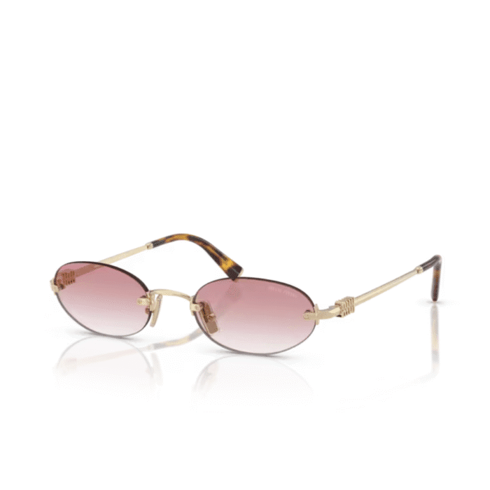 Miu Miu A54S ZVN70O gold pink Occhiali Da Sole – MIUMIU – 8056262413203
