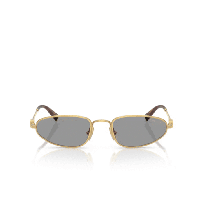 Miu Miu A52S 5AK40O gold grey Occhiali Da Sole – MIUMIU – 8056262412756