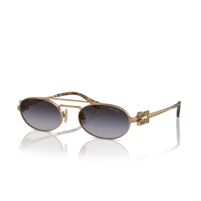 Miu Miu 54ZS 7OE5D1 oro antico Occhiali Da Sole – MIUMIU – 8056597991766