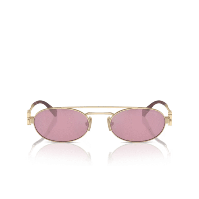 Miu Miu 54ZS ZVN50D oro pallido Occhiali Da Sole – MIUMIU – 8056597991773