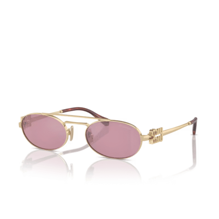 Miu Miu 54ZS ZVN50D oro pallido Occhiali Da Sole – MIUMIU – 8056597991773