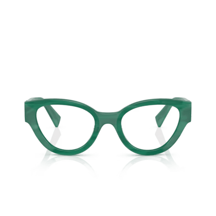 Miu Miu 01VV 15H1O1 verde Occhiali Da Vista – MIUMIU – 8056597784535