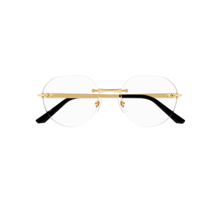 Cartier CT0408O-001 gold Occhiali Da Vista – Cartier – 843023169312